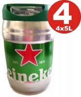 4 x Heineken Partyfass 5L draughtkeg 5%vol. 4 x Heineken Partyfass 5L draughtkeg 5%vol.