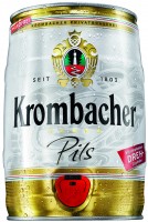 2 x Krombacher Pils Partyfass 5 Liter 4,8% vol. 2 x Krombacher Pils Partyfass 5 Liter 4,8% vol.