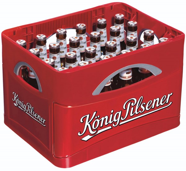 24 x König Pilsener 0.33l 4,9%vol. Originalkiste MEHRWEG inkl.3,42 € Pfand