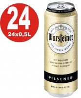 Warsteiner Pilsener 24x0,5L Dosen 4,8% Vol_EINWEG Warsteiner Pilsener 24x0,5L Dosen 4,8% Vol_EINWEG