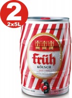 2 x Früh Kölsch 5 L partyvaatje 4,8% vol. 2 x Früh Kölsch 5 L partyvaatje 4,8% vol.