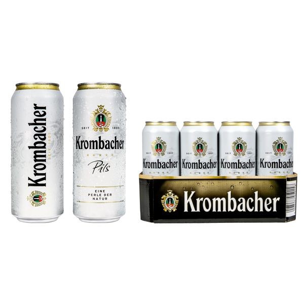 2 x Krombacher Pils 24x0,5L = 48 Dosen 4,8% Vol._EINWEG