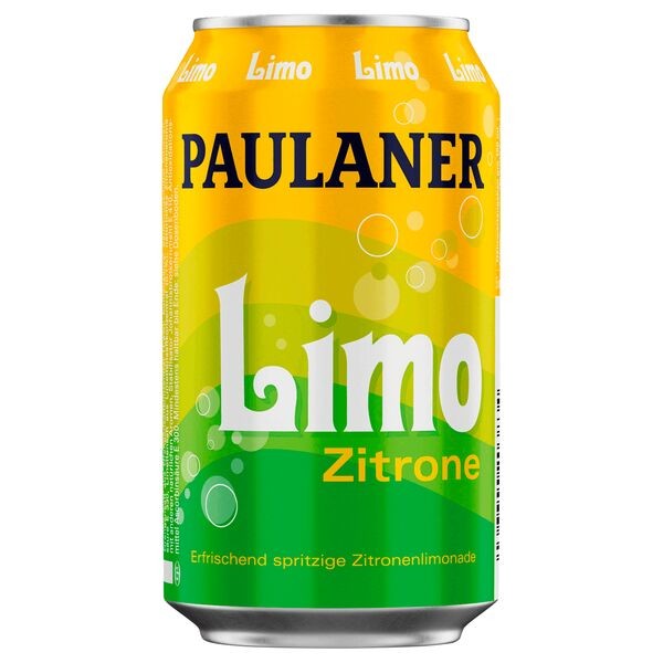 24 x Paulaner Limo Lemon 0,33L blikken eenrichtingsstatiegeld