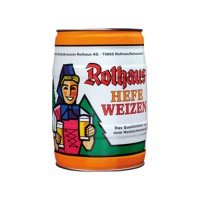 Rothaus Hefeweizen 5 L Partyfass 5,4% vol Rothaus Hefeweizen 5 L Partyfass 5,4% vol