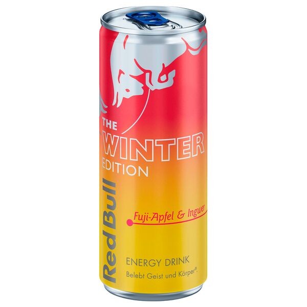 24 x Red Bull Winter Edition Fuji Appel & Gember 2025 - blikjes van 250 ml (statiegeld)