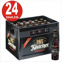 24 x Köstritzer zwart bier 0,33 origineel doosje 4,8% vol.alc HERBRUIKBAAR 24 x Köstritzer zwart bier 0,33 origineel doosje 4,8% vol.alc HERBRUIKBAAR