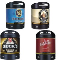 4 x Perfect Draft Verschillende soorten 6 liter Loewenbrau, Hasseroeder, Franziskaner, Becks Gold 4 x Perfect Draft Verschillende soorten 6 liter Loewenbrau, Hasseroeder, Franziskaner, Becks Gold